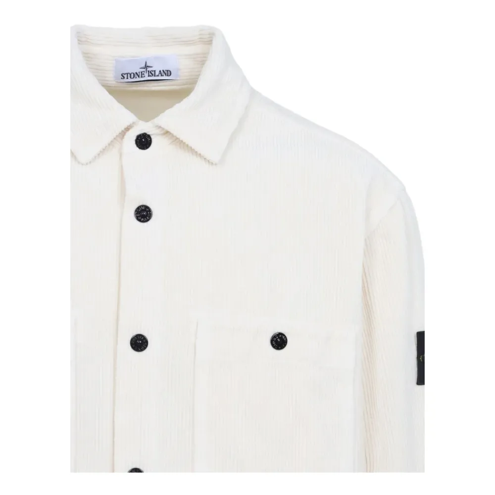Heren Stone Island Overhemden^te Casual Overhemden