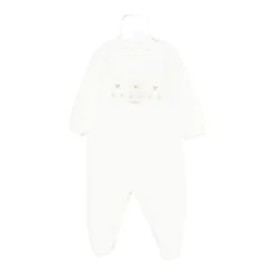 Lalalù te Geborduurde Romper met Lange Mouwen