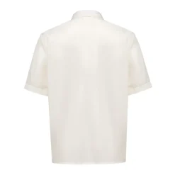 Heren Dior Overhemden^te Half Zip Shirt met Logo