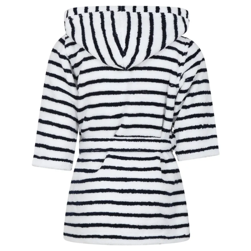 Petit Bateau te Katoenen Badjas met Blauwe Strepen