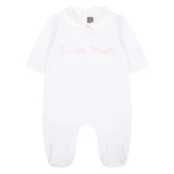 Little Bear te Katoenen Jurk met Borduurwerk