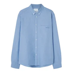 Heren Isabel Marant Witte Katoenen Overhemd met Lange Mouwen