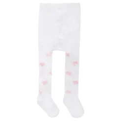 Monnalisa te katoenen panty met roze strik