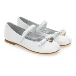 Monnalisa Ballerina'S^te Leren Ballet Flats met Enkelband