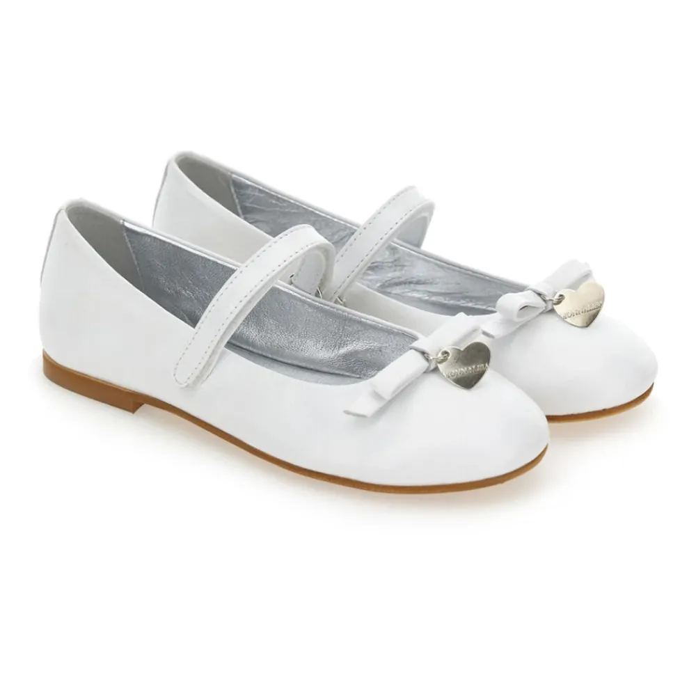 Monnalisa Ballerina'S^te Leren Ballet Flats met Enkelband