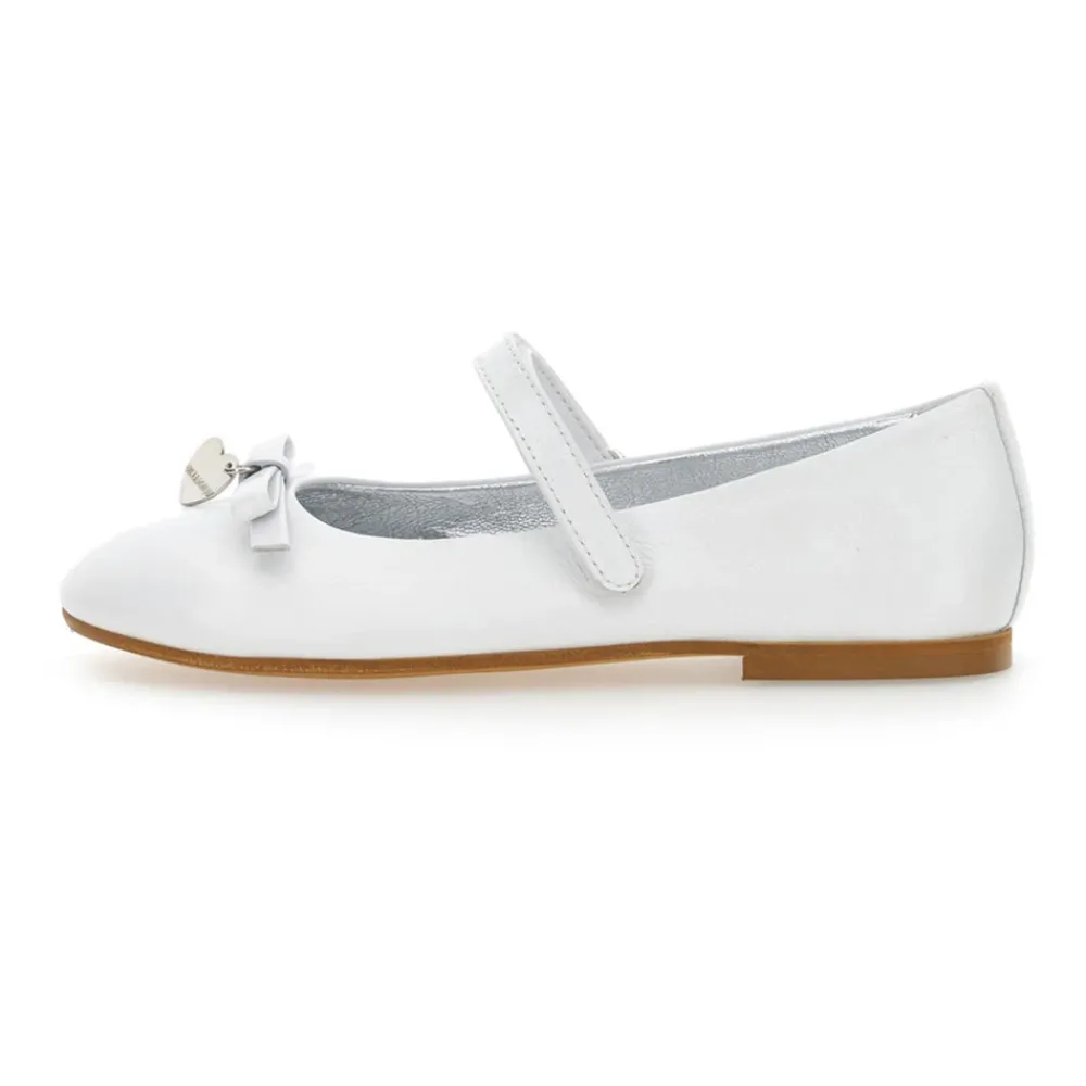 Monnalisa Ballerina'S^te Leren Ballet Flats met Enkelband
