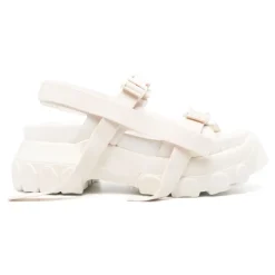 DAMES Rick Owens te Leren Casual Sandalen met Open Teen