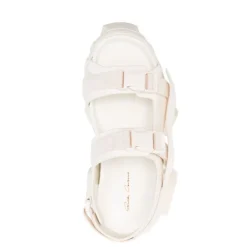 DAMES Rick Owens te Leren Casual Sandalen met Open Teen