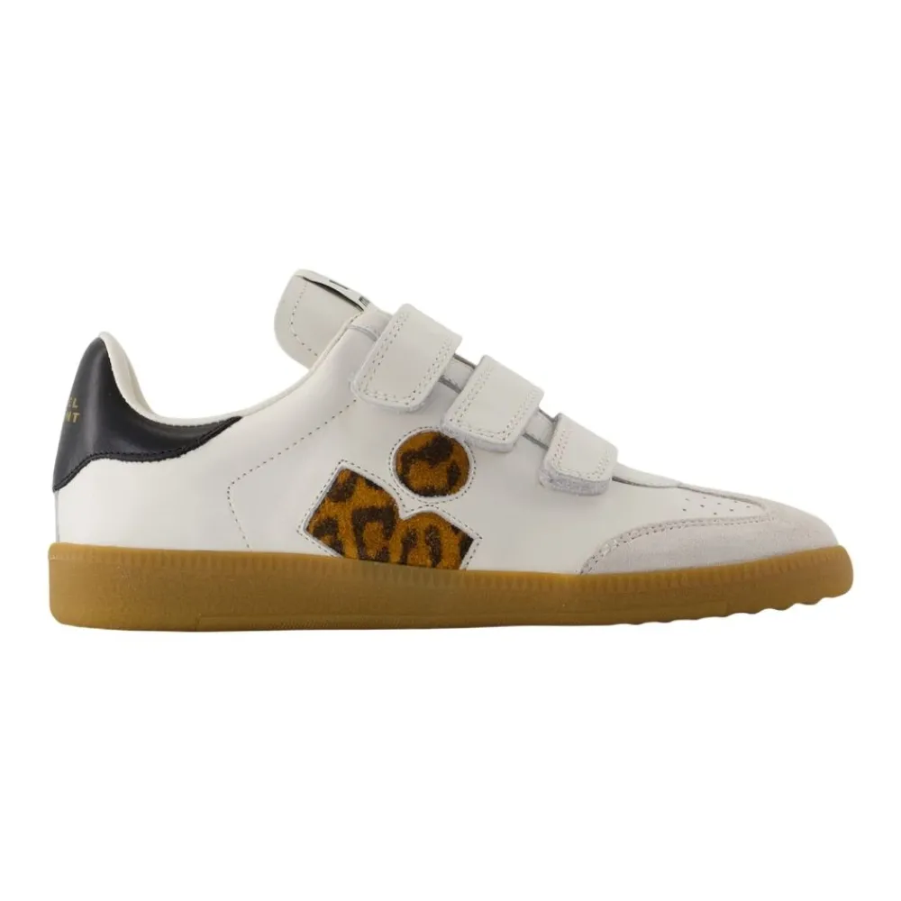 DAMES Isabel Marant Sneakers^te Leren Sneakers - Beth Gb
