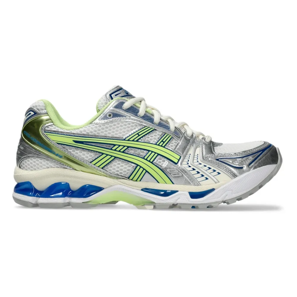 Heren Asics Sneakers^Witte Limoen Groene Sneakers