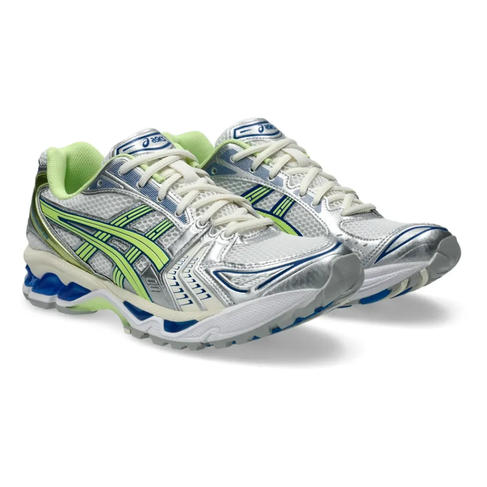 Heren Asics Sneakers^Witte Limoen Groene Sneakers