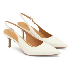 DAMES Kazar te pumps met open hiel uit de Trouwcollectie