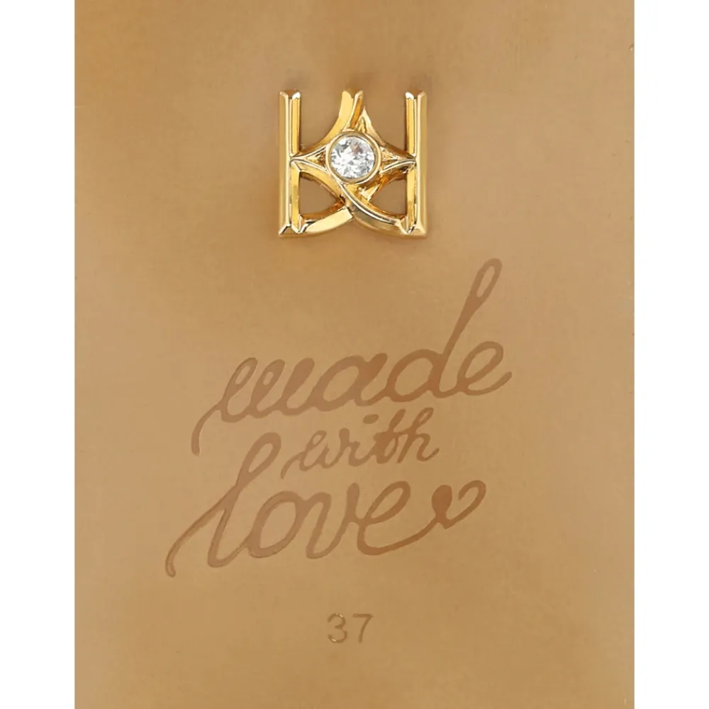 DAMES Kazar te pumps met open hiel uit de Trouwcollectie