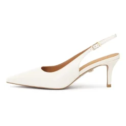 DAMES Kazar te pumps met open hiel uit de Trouwcollectie