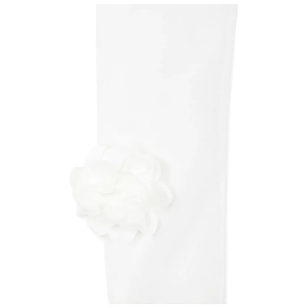 Monnalisa te Tule Handschoenen met Bloemenapplicatie