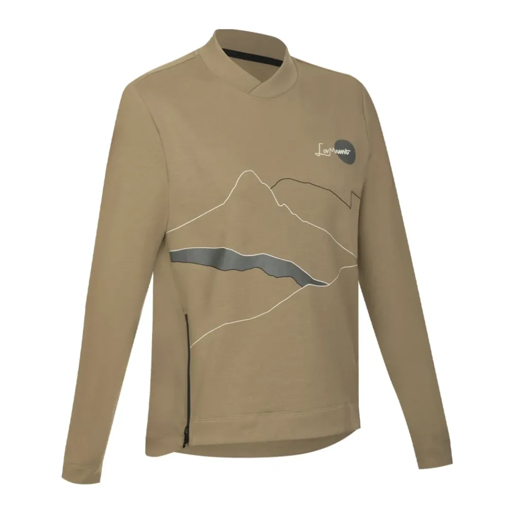 LaMunt Sportshirts^Woestijn Taupe Arty Sweater