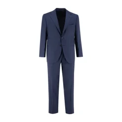 Heren Kiton Kostuums^Wol en Zijde Formeel Pak