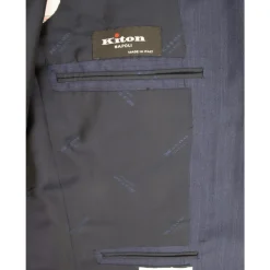 Heren Kiton Kostuums^Wol en Zijde Formeel Pak