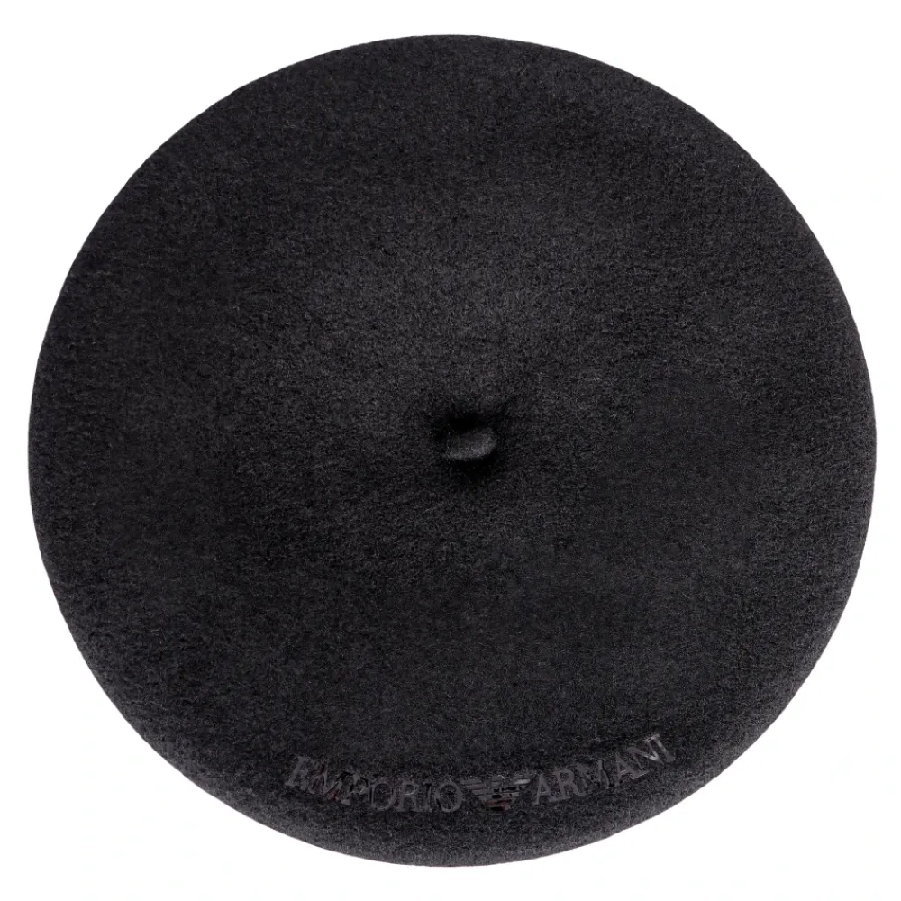 DAMES Emporio Armani Hoeden^Wollen Baskenmuts