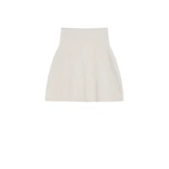 DAMES Max Mara Rokken^Wollen Kasjmier Ribgebreide Cape