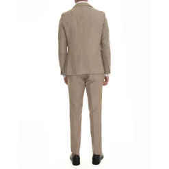 Heren Paoloni Wollen Linnen Jas met Zakken