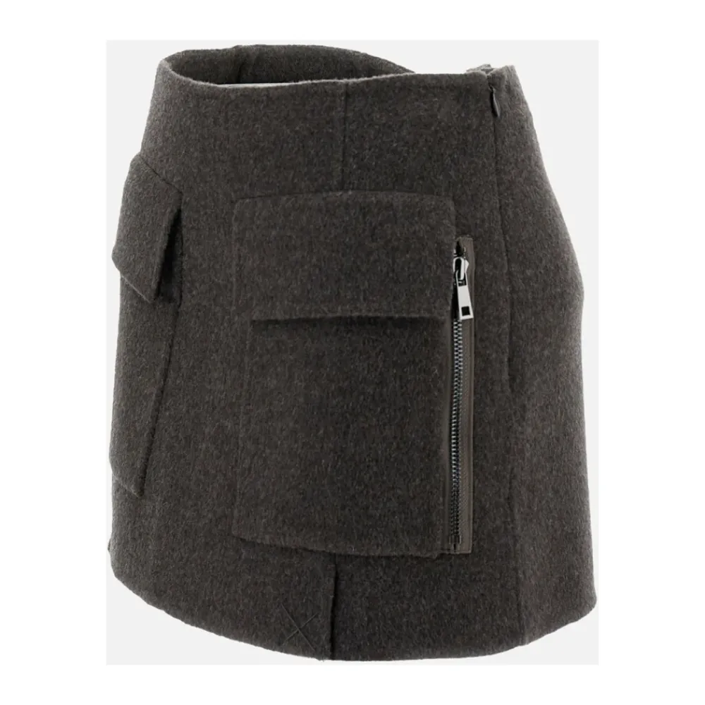 DAMES P.A.R.O.S.H. Rokken^Wollen Mini Rok