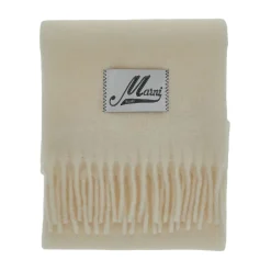 DAMES Marni Sjaals^Wollen sjaal met franjes