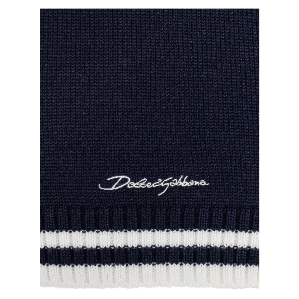 Dolce & Gabbana Sjaals^Wollen sjaal met logo
