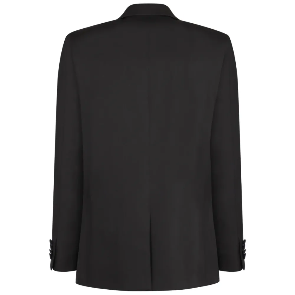 Heren Gucci Kostuums^Wollen Tweedelig Pak met Satijnen Kraag