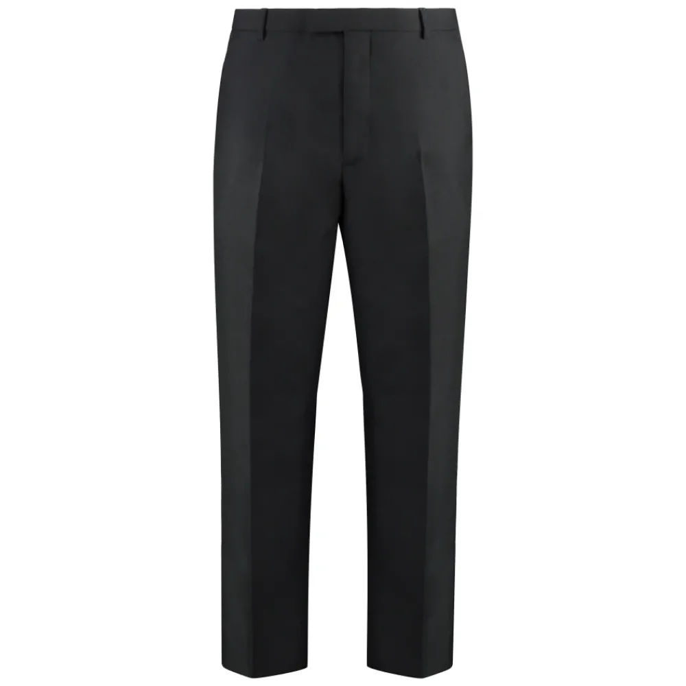 Heren Gucci Broeken^Wollen twill broek