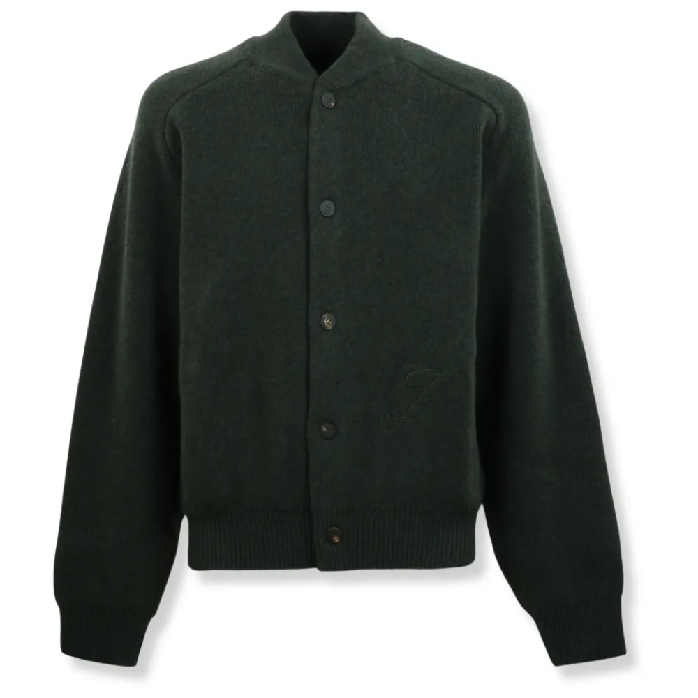 Heren Jacquemus Truien & Vesten^Wollen Vest met Geribbelde Manchetten