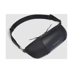 DAMES Piquadro Women's bum bag in fabric and leather