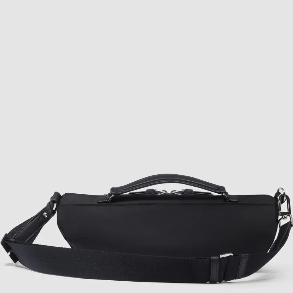 DAMES Piquadro Women's bum bag in fabric and leather