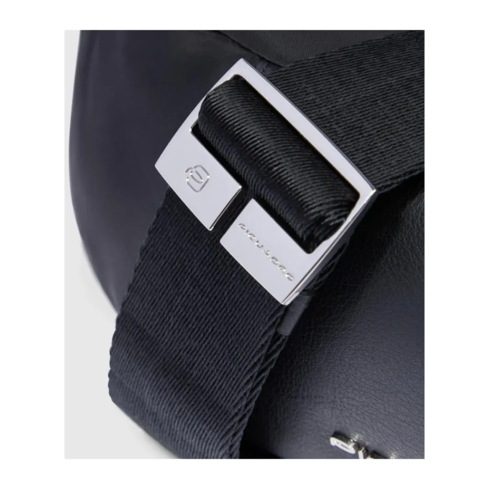 DAMES Piquadro Women's bum bag in fabric and leather