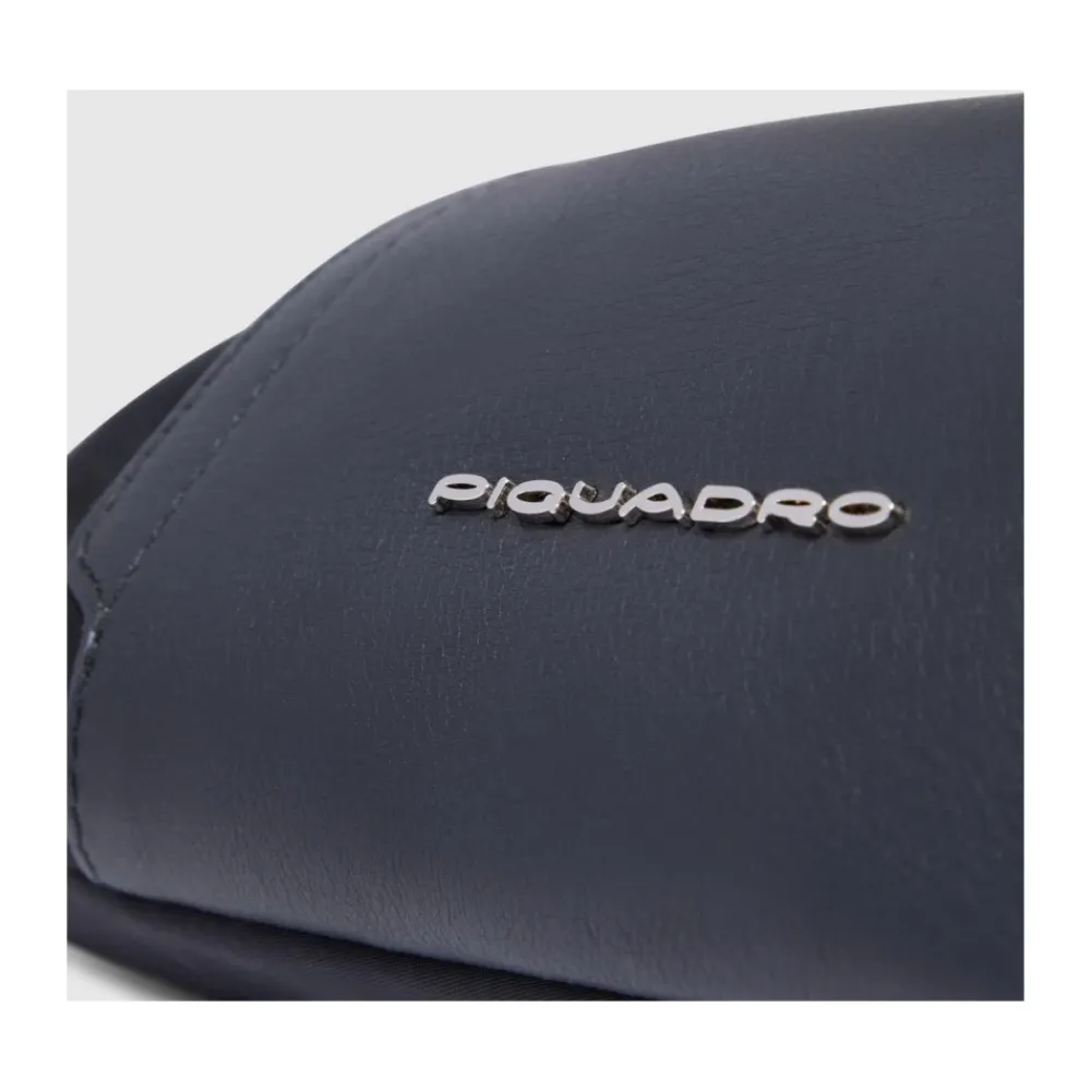 DAMES Piquadro Women's bum bag in fabric and leather