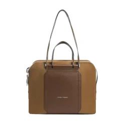 DAMES Piquadro Women's computer tote with iPad® compartment, RFID and shock absorbing protection