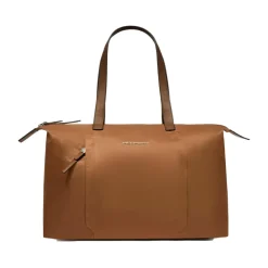 DAMES Piquadro Laptoptassen^Women's foldable laptop bag in fabric and leather