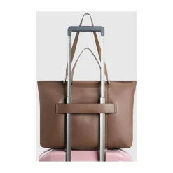 DAMES Piquadro Laptoptassen^Women's laptop and iPad® tote with shock absorbing and RFID protection