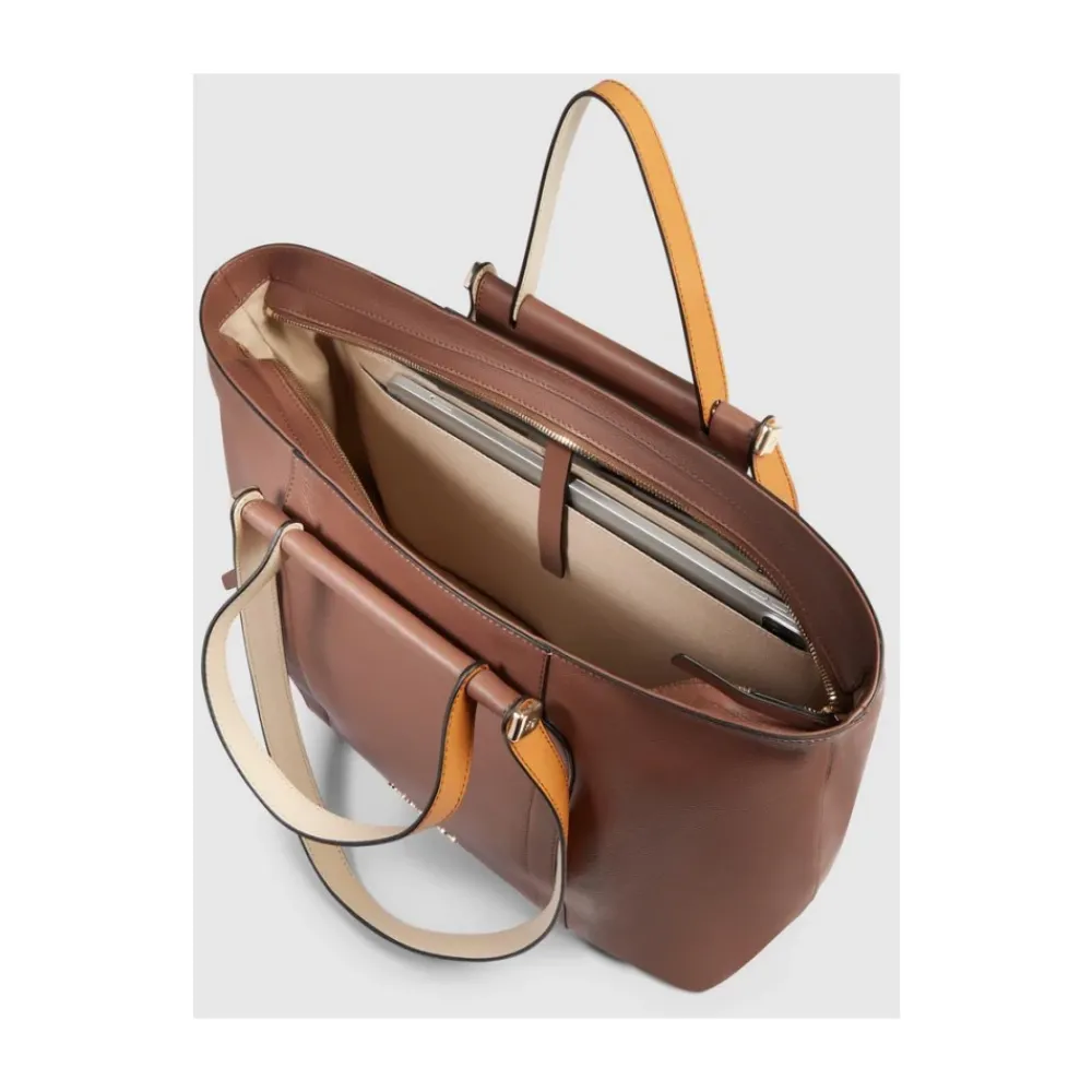 DAMES Piquadro Laptoptassen^Women's laptop and iPad® tote with shock absorbing and RFID protection