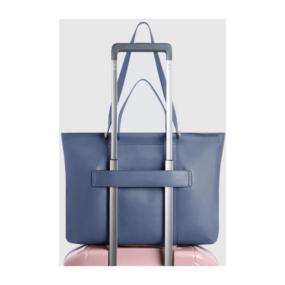 DAMES Piquadro Laptoptassen^Women's laptop and iPad® tote with shock absorbing and RFID protection