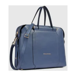 DAMES Piquadro Laptoptassen^Women's laptop and Pad® bag with two dividers,RFID and shock absorbing protection