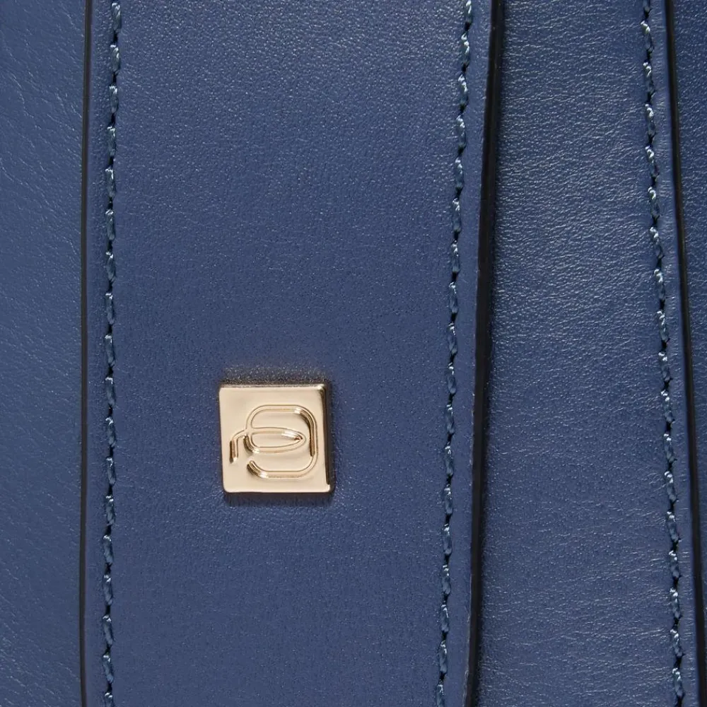 DAMES Piquadro Laptoptassen^Women's laptop and Pad® bag with two dividers,RFID and shock absorbing protection