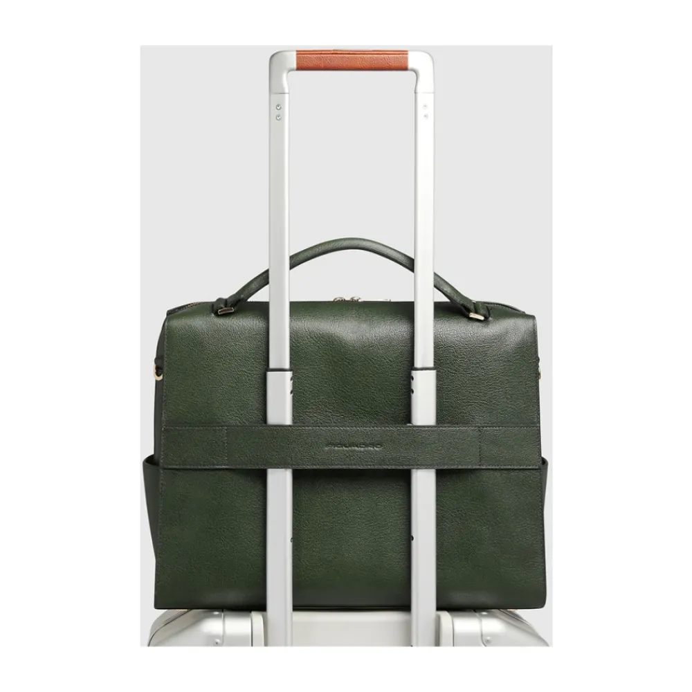 DAMES Piquadro Laptoptassen^Women's laptop bag with iPad® compartment, shock absorbing and RFID protection