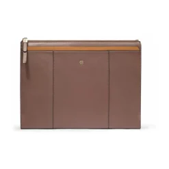 DAMES Piquadro Laptoptassen^Women's leather clutch for iPad®