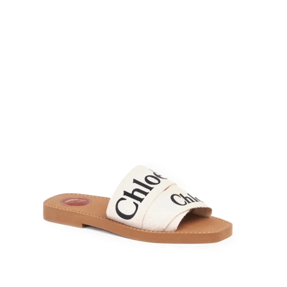 DAMES Chloé Slippers^Woody Flat Mules