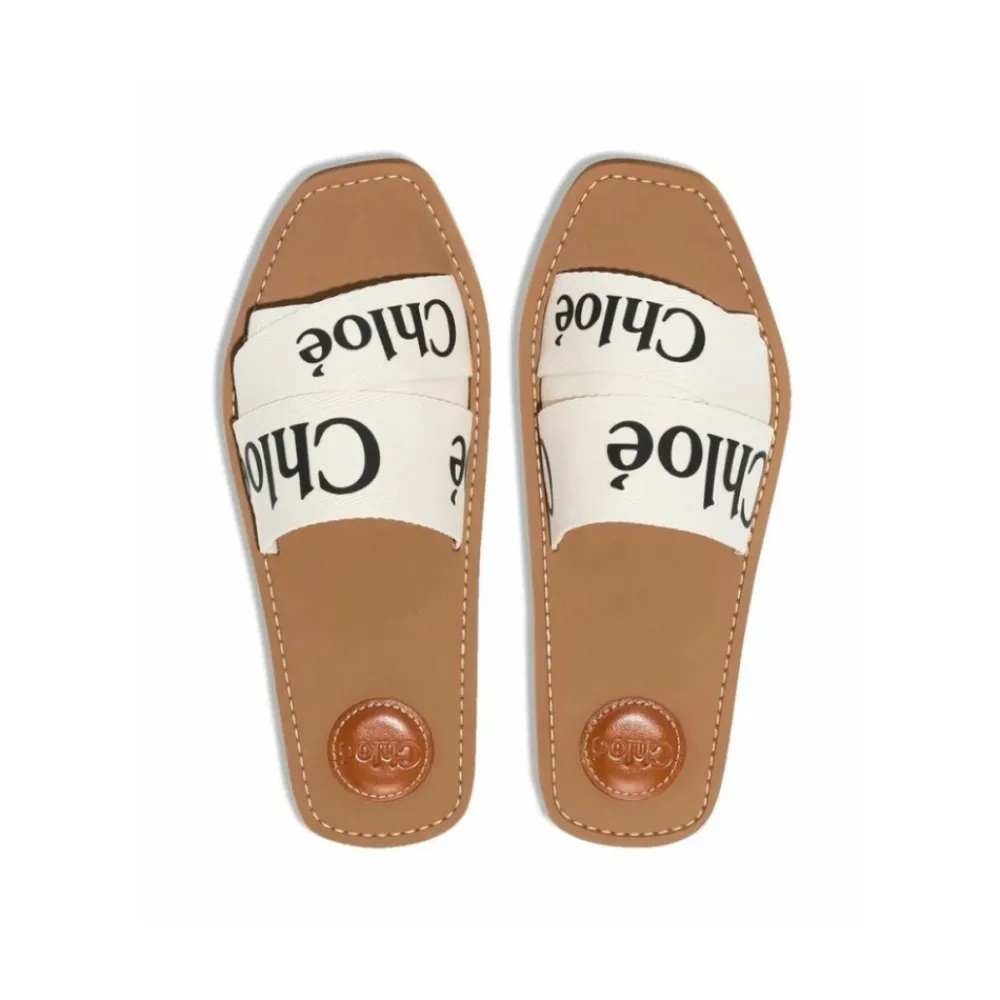 DAMES Chloé Slippers^Woody Flat Mules
