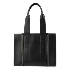 DAMES Chloé Woody Medium Leather Tote Bag
