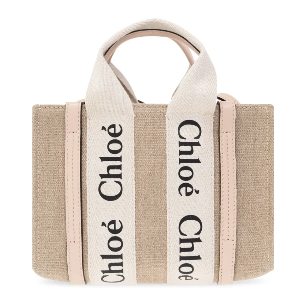 DAMES Chloé Woody Mini shopper tas