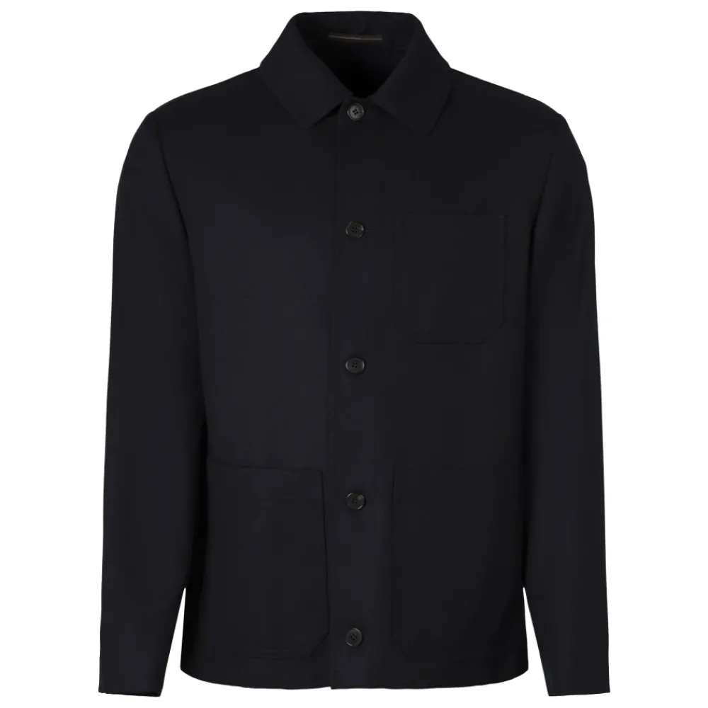 Heren SLOWEAR Wool Blouson Jacket