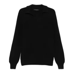 Heren Tagliatore Wool Polo